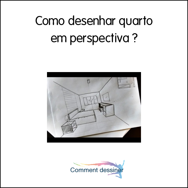 Como desenhar quarto em perspectiva